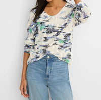 Nic + Zoe - WATER LILIES POINTELLE SWEATER