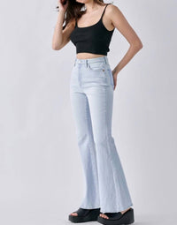 Cello - High Rise Flare With Darts Jeans