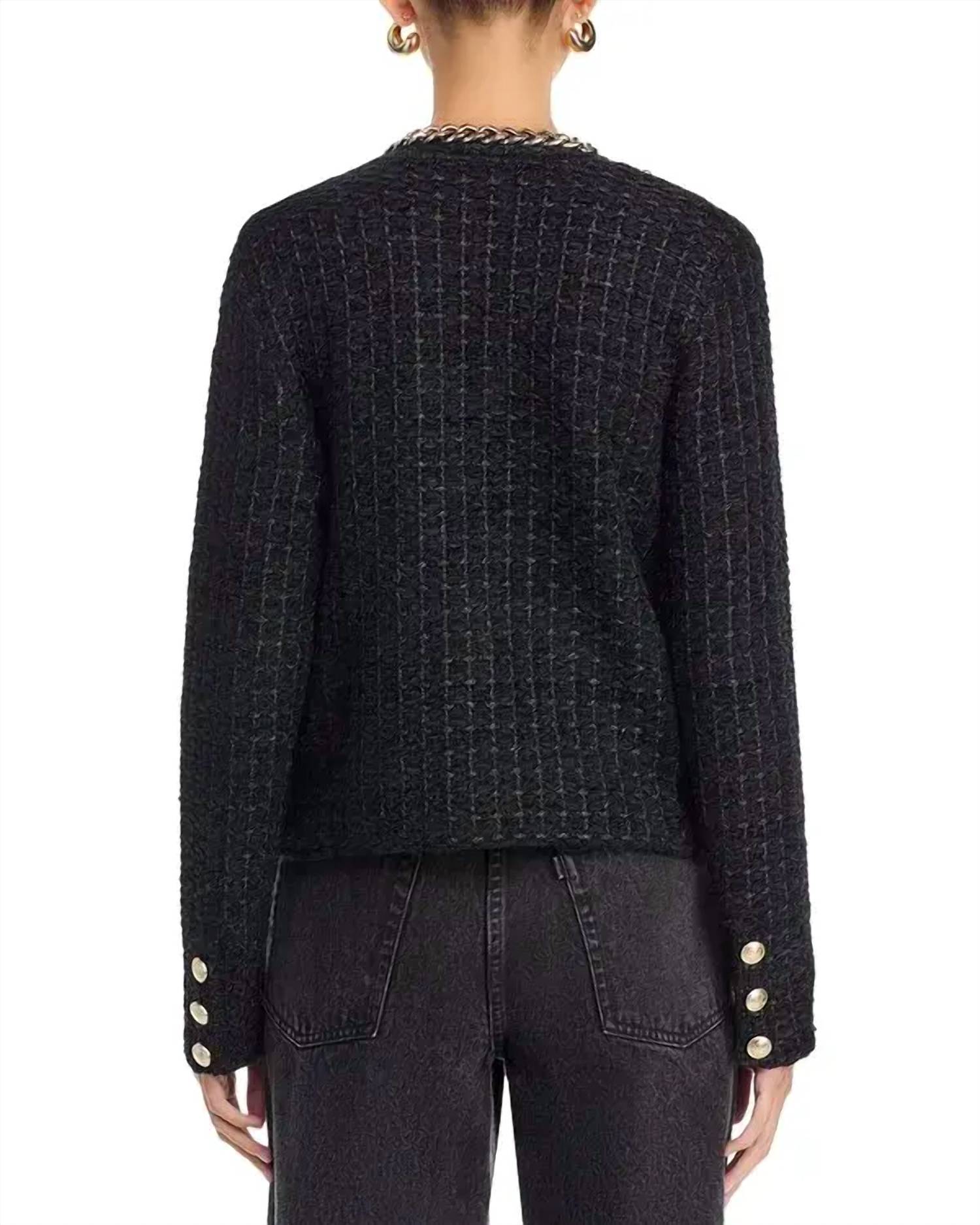 Elie Tahari - The Trista Chain Cardigan
