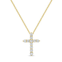 Diana M Jewels - Women's Round Lab-Grown Diamond Pendant Necklace (6.00 Ct) - Elegant