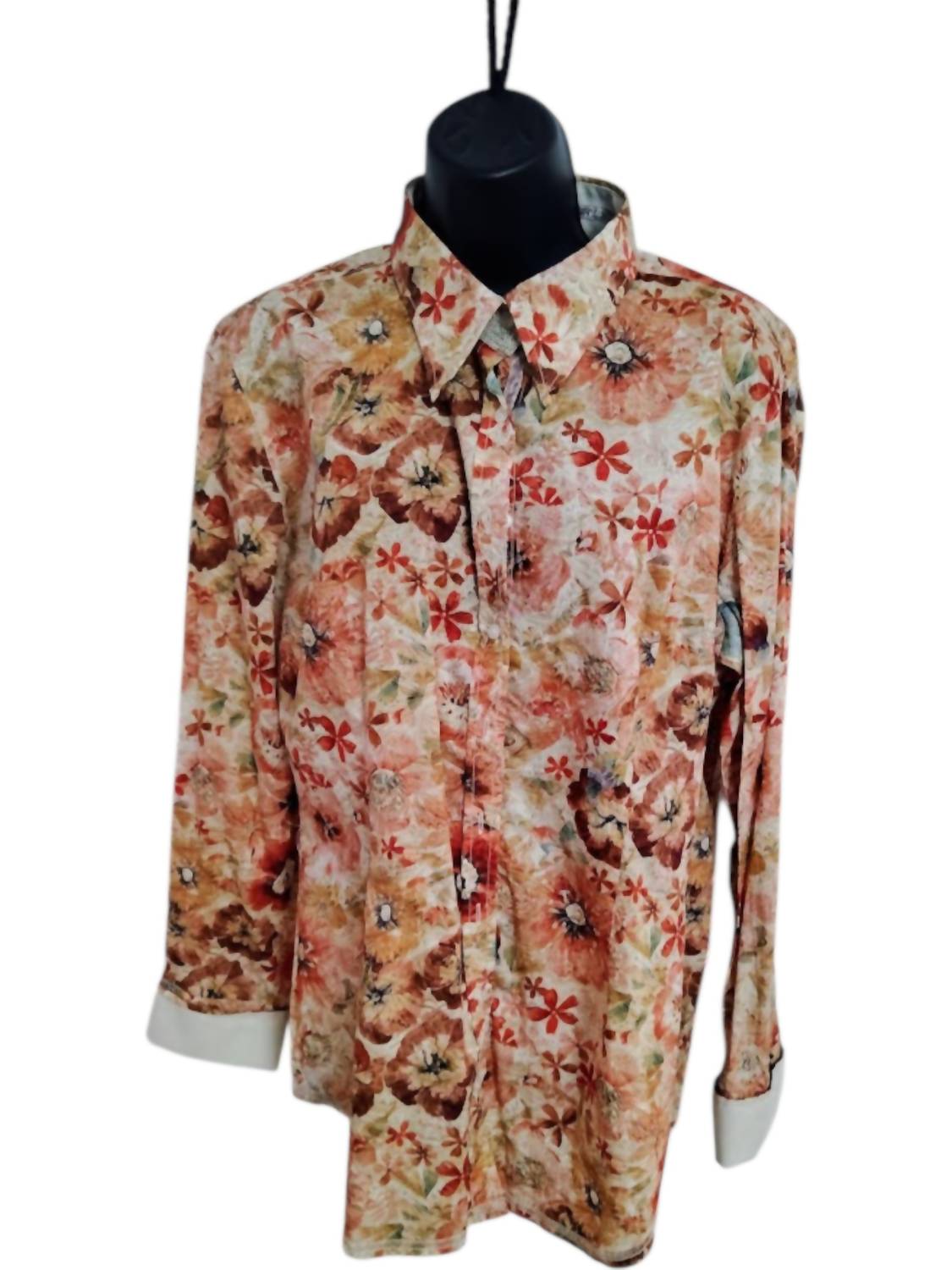 George Roth - Women's Floral Cotton Blouse