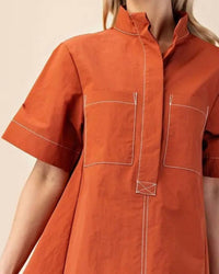 Style Usa - Short Sleeve Mini Dress