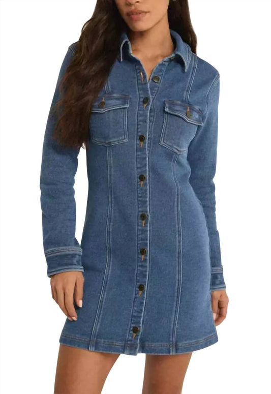 Z Supply - CANDICE KNIT DENIM DRESS