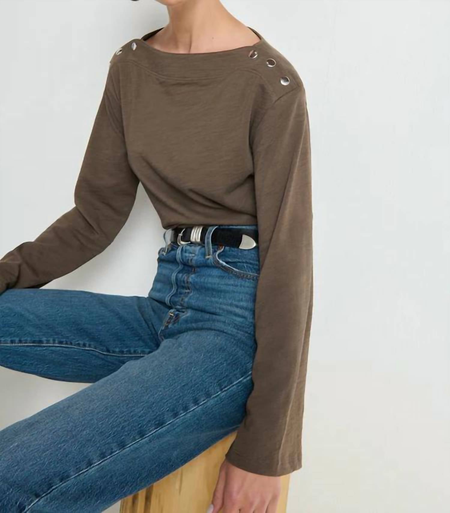Nation Ltd - Rochelle Boatneck Tee