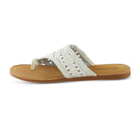 Salt + Umber - Athena Loop Woven Sandal