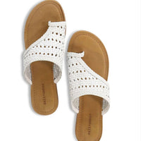 Salt + Umber - Athena Loop Woven Sandal