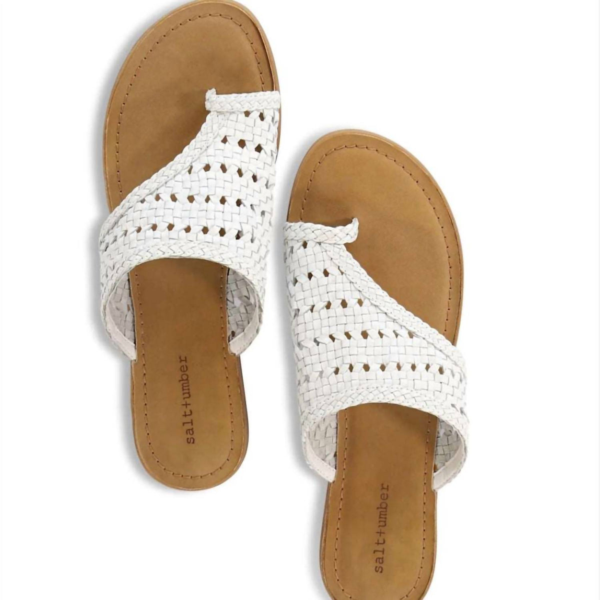 Salt + Umber - Athena Loop Woven Sandal