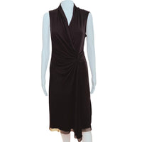 T Tahari - V-Neck Midi Dress
