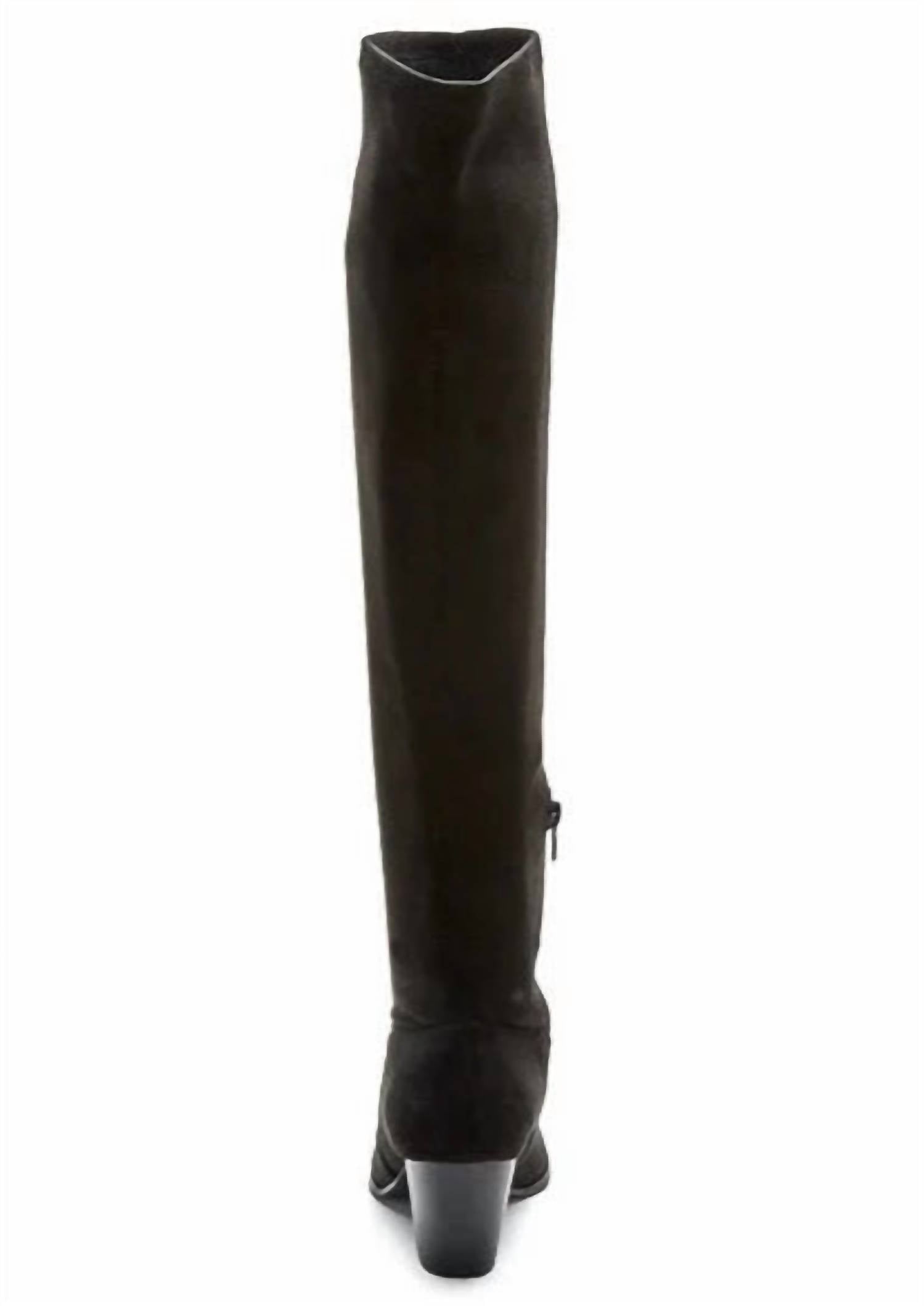 Matisse Women's Broadway Block Heel Over The Knee Boot in black - women's shoe - alternate view