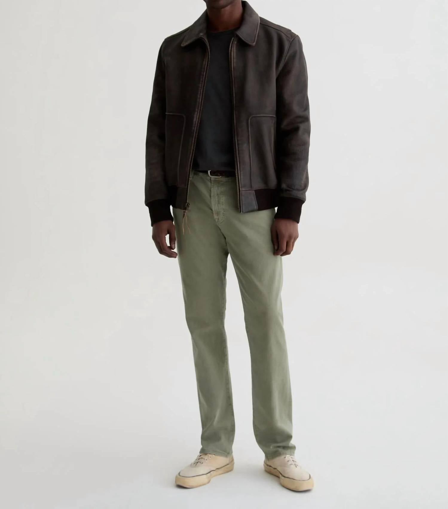 Ag Jeans - Men's Everett Linen Slim Straight Pant