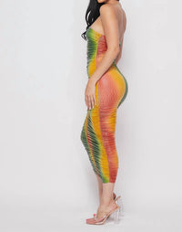 Hot & Delicious - Ombre Bodycon Midi Dress