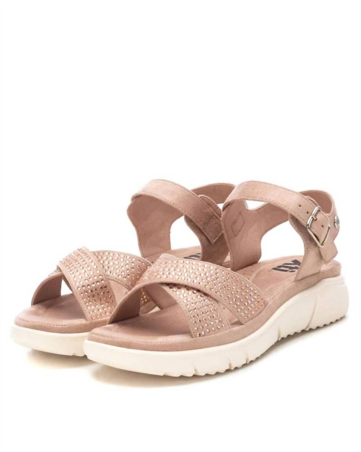 Xti - WOMEN'S FLAT SUEDE SANDALS