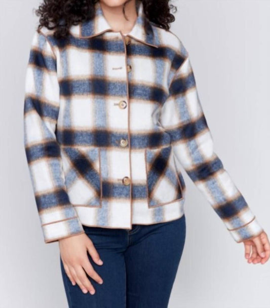 Charlie B - Reversible Plaid Jacket