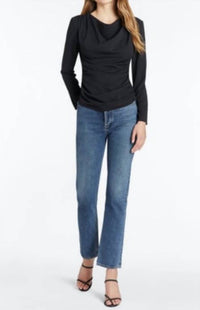 Amanda Uprichard - Long Sleeve Fersia Top