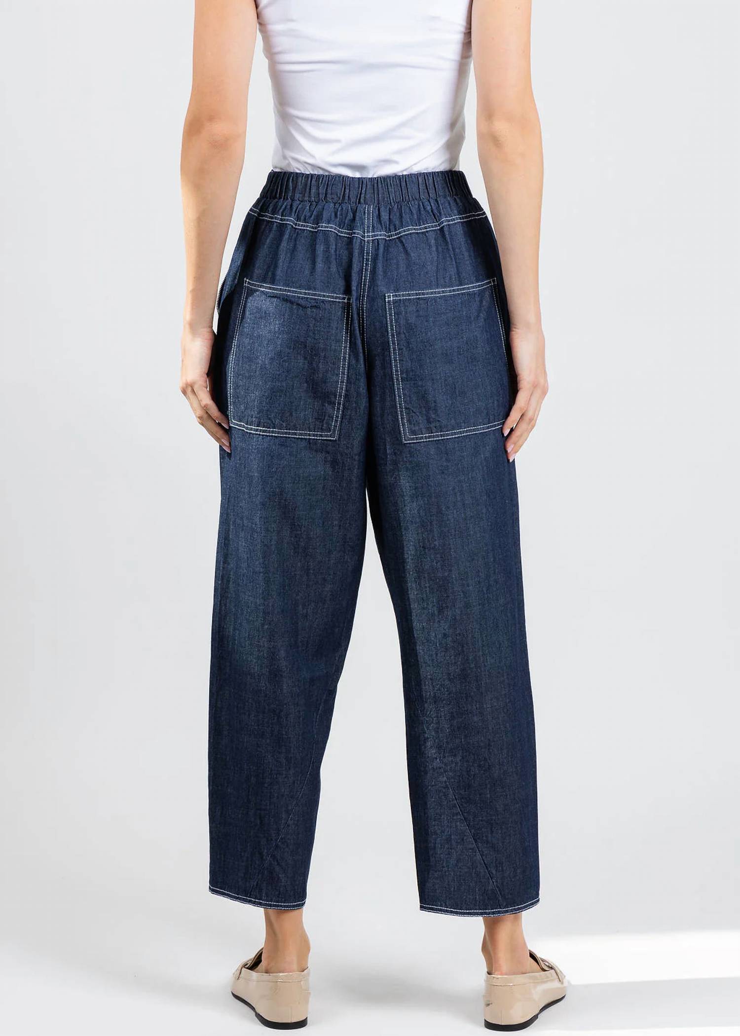 Ozai N Ku - Crop Straight Pants