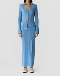 Guest In Residence - Lia Ribbed Maxi Skirt