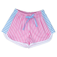 Set Fashions Kids Annie Shorts in pink blue stripe - kids' shorts
