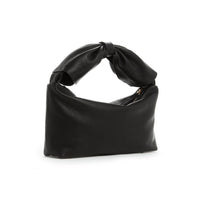 m.andonia Women's Audrey Bow Satchel Bag in black - women's bag - detail view