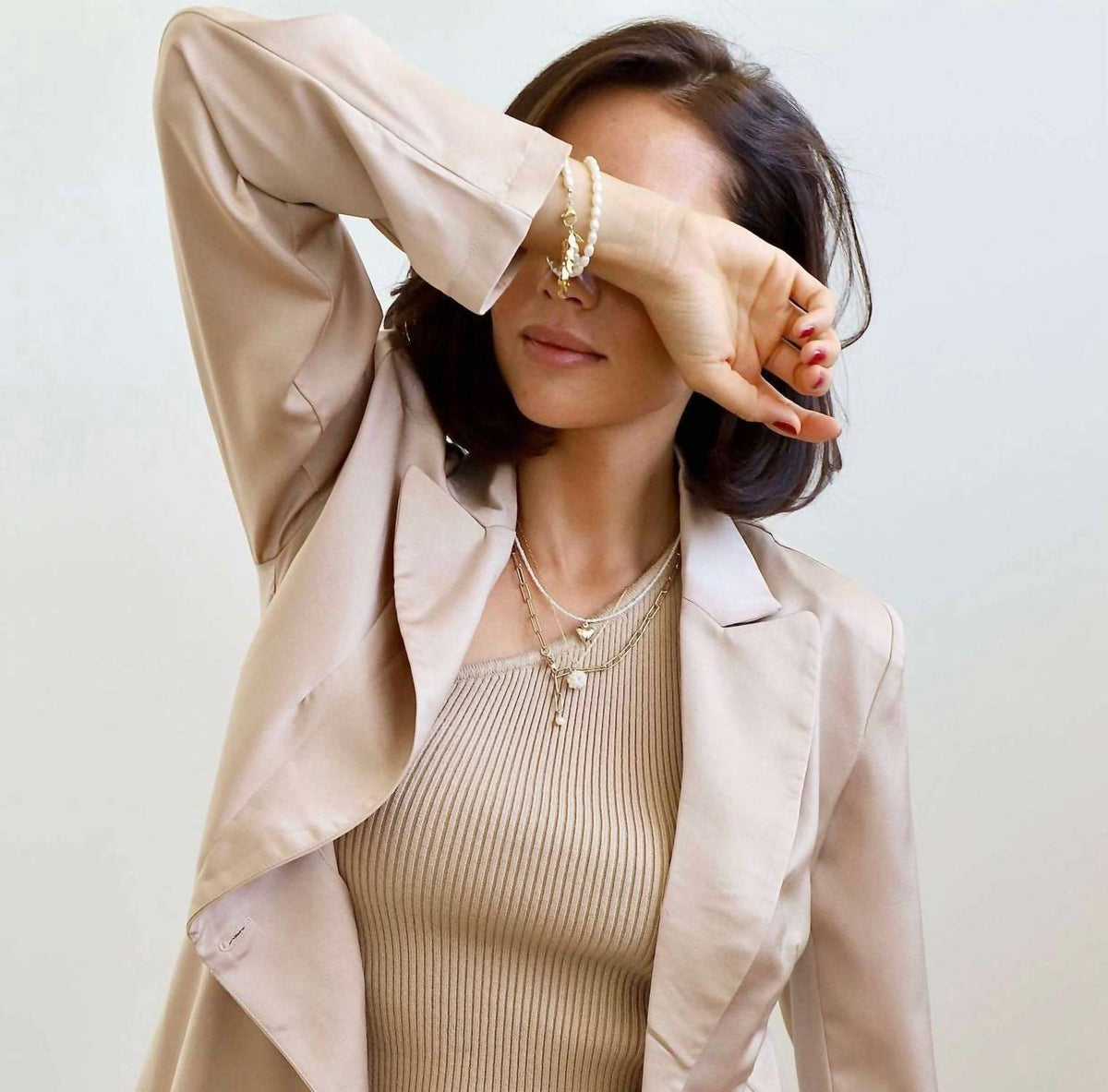 Katie Waltman - Celeste Rice Pearl Bracelet