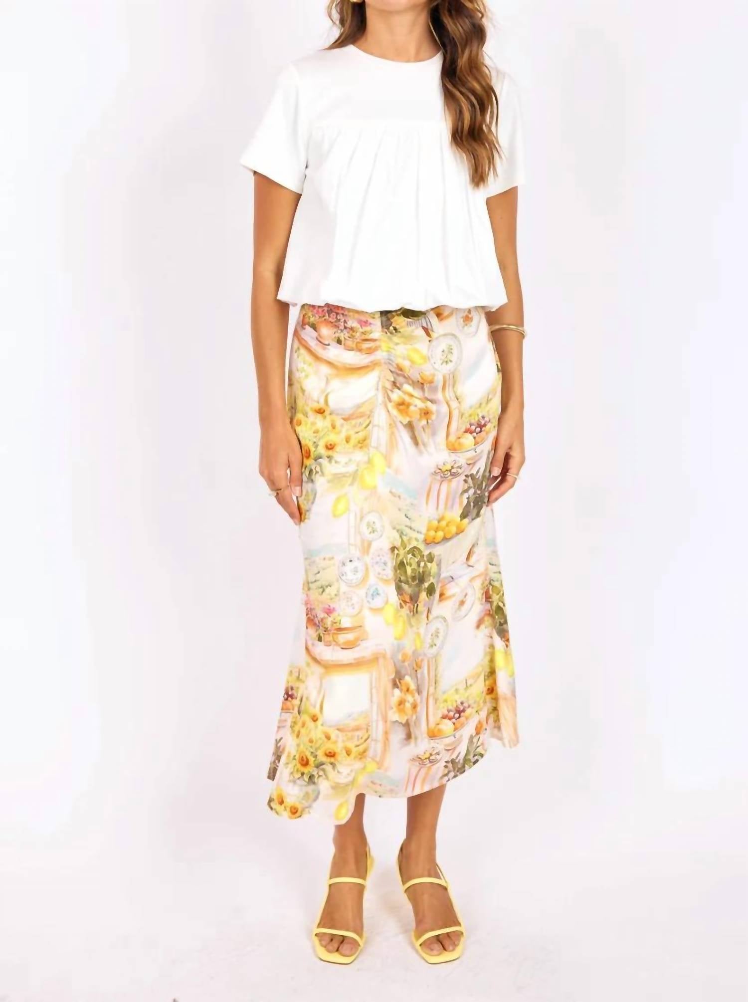 Sage The Label - Lily Pond Bubble Top