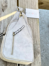 Jen & Co. - Women's Nikki Compartment Crossbody Sling Bag