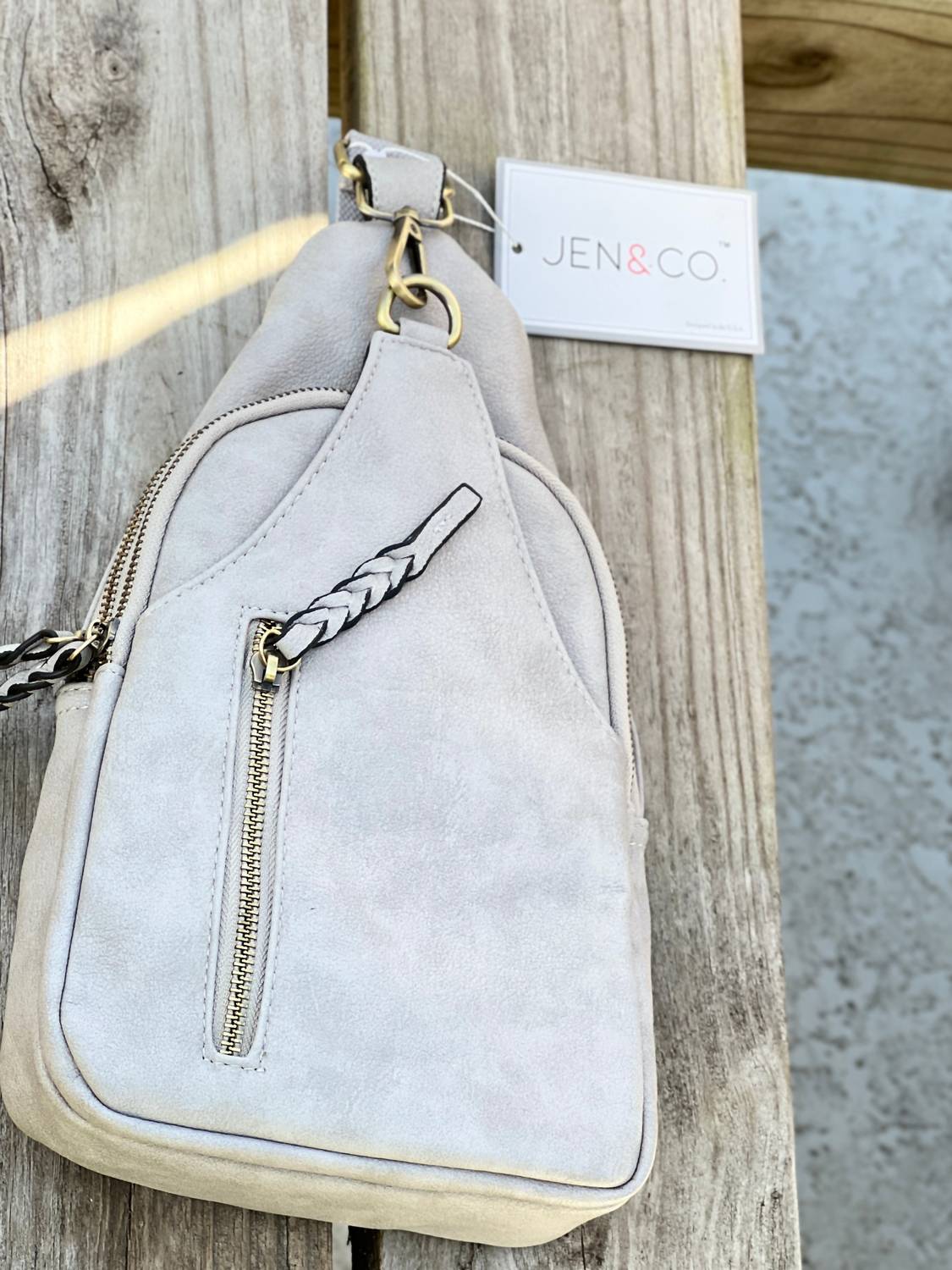 Jen & Co. - Women's Nikki Compartment Crossbody Sling Bag