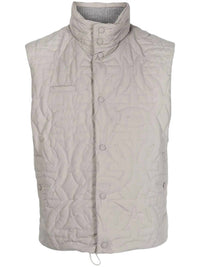 Salvatore Ferragamo - Quilted Funnel Neck Gilet Vest