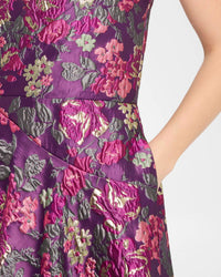 Theia - Carolina Strapless Midi Dress