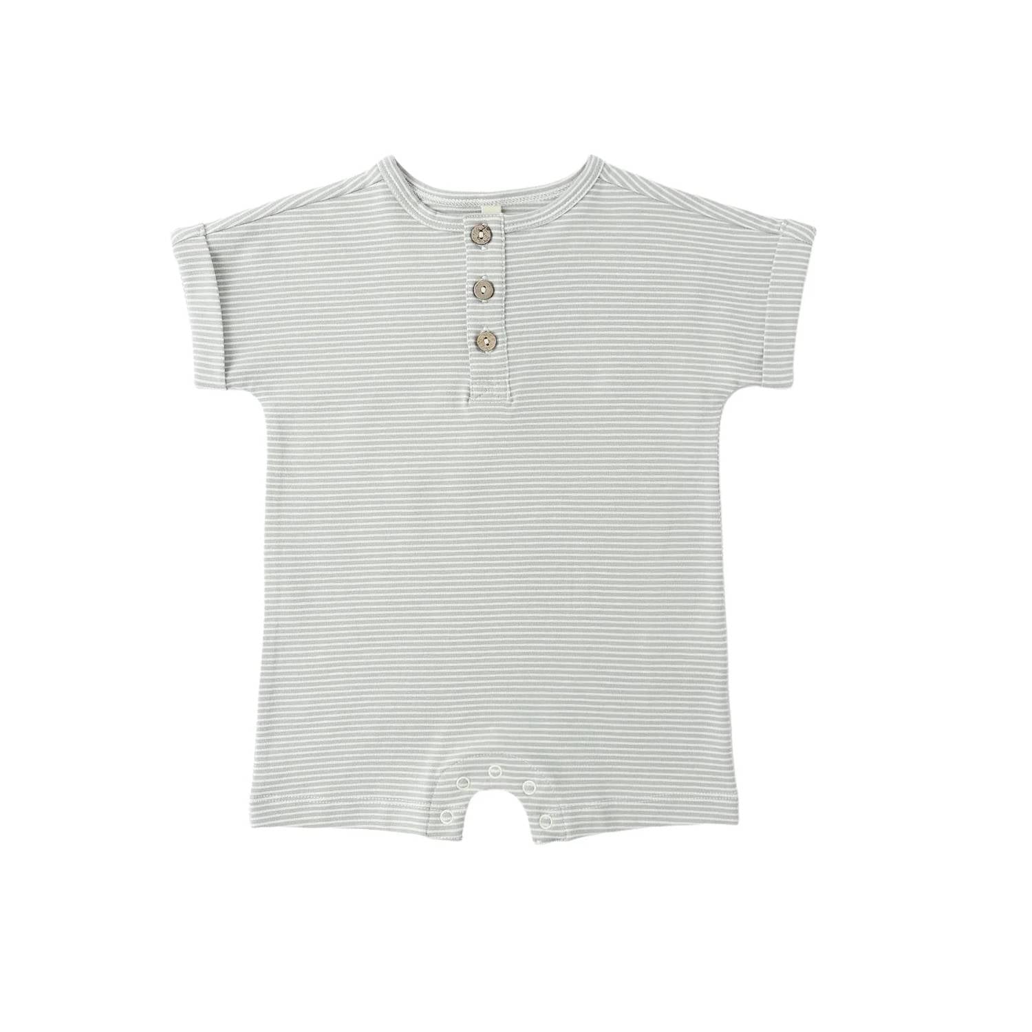 Quincy Mae - Boy's Short Sleeve One-piece Romper