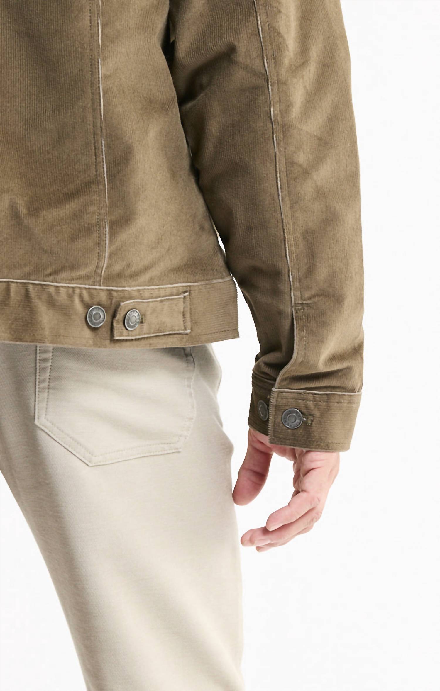 Jachs New York - Corduroy Sherpa Lined Trucker Jacket
