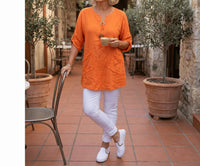 Puro Lino - The Capri Sun Tunic Top