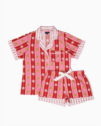 Katie Kime - Women's Holiday Stars Short Set