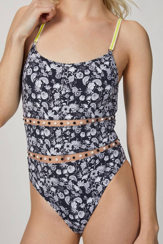 CUTOUT ONE-PIECE SWIMSUIT