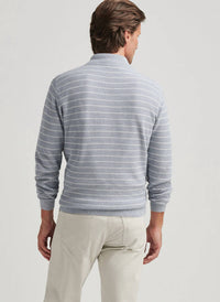 Peter Millar - South Bend Striped Quarter-zip Sweater
