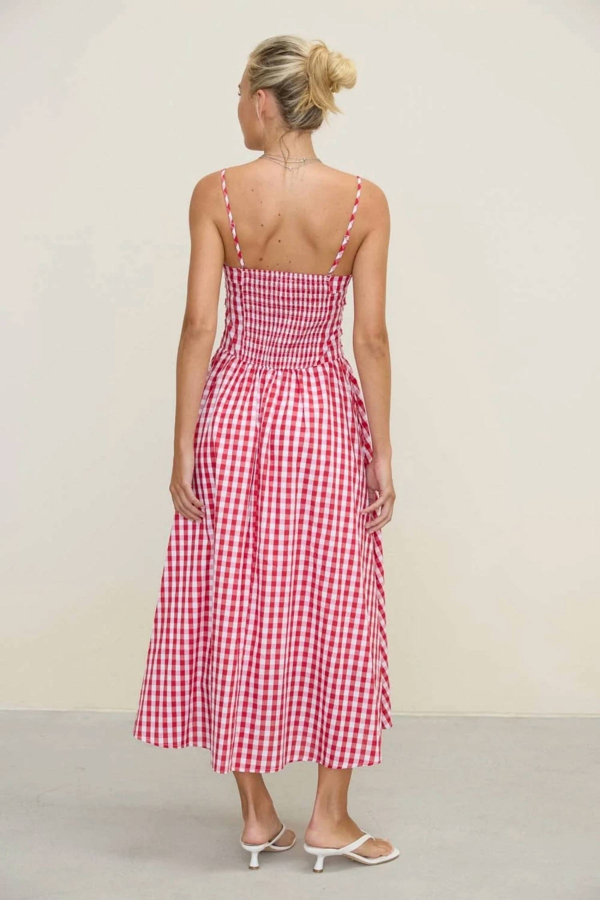 Dottie Dottie Garage - The Lucy Gingham Midi Dress