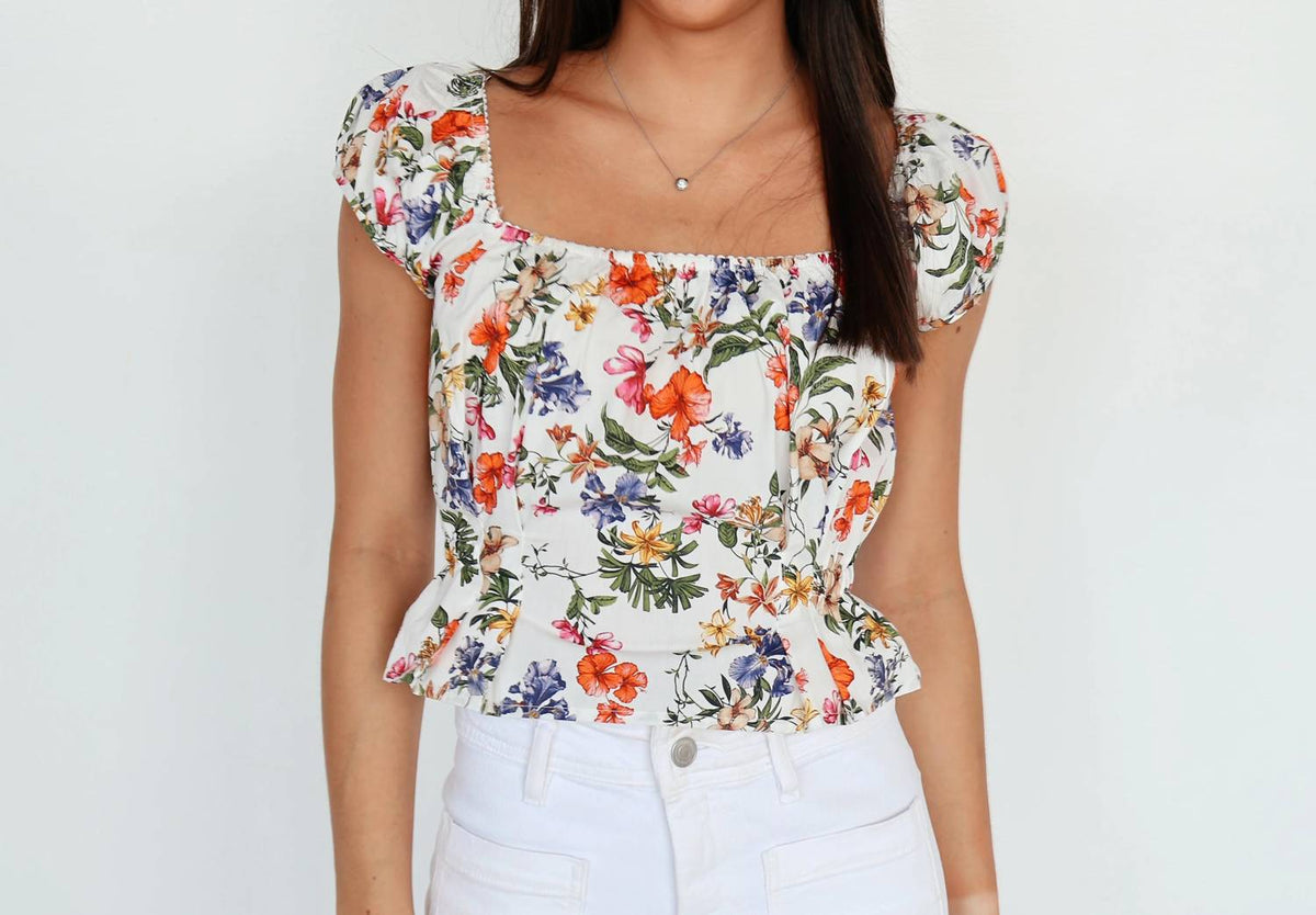 Olivaceous - Arden Peplum Top