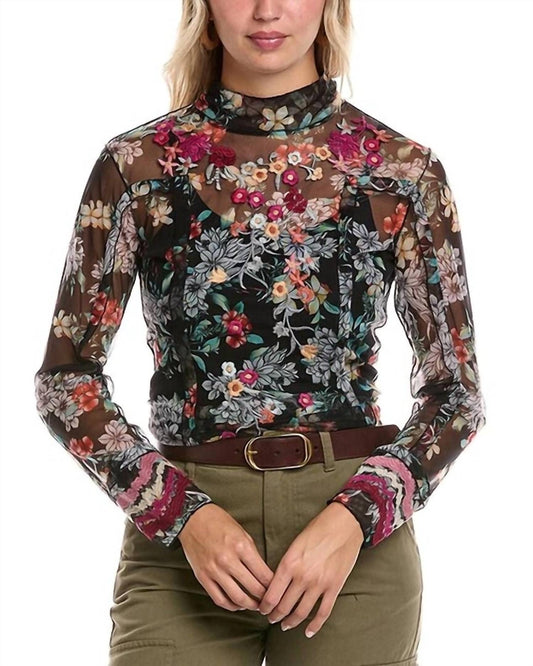 Johnny Was - MAZZY TURTLENECK BLOUSE (SLIP)