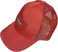 Calvin Klein - Men's Logo Sili Patch Ball Mesh Back Trucker Cap