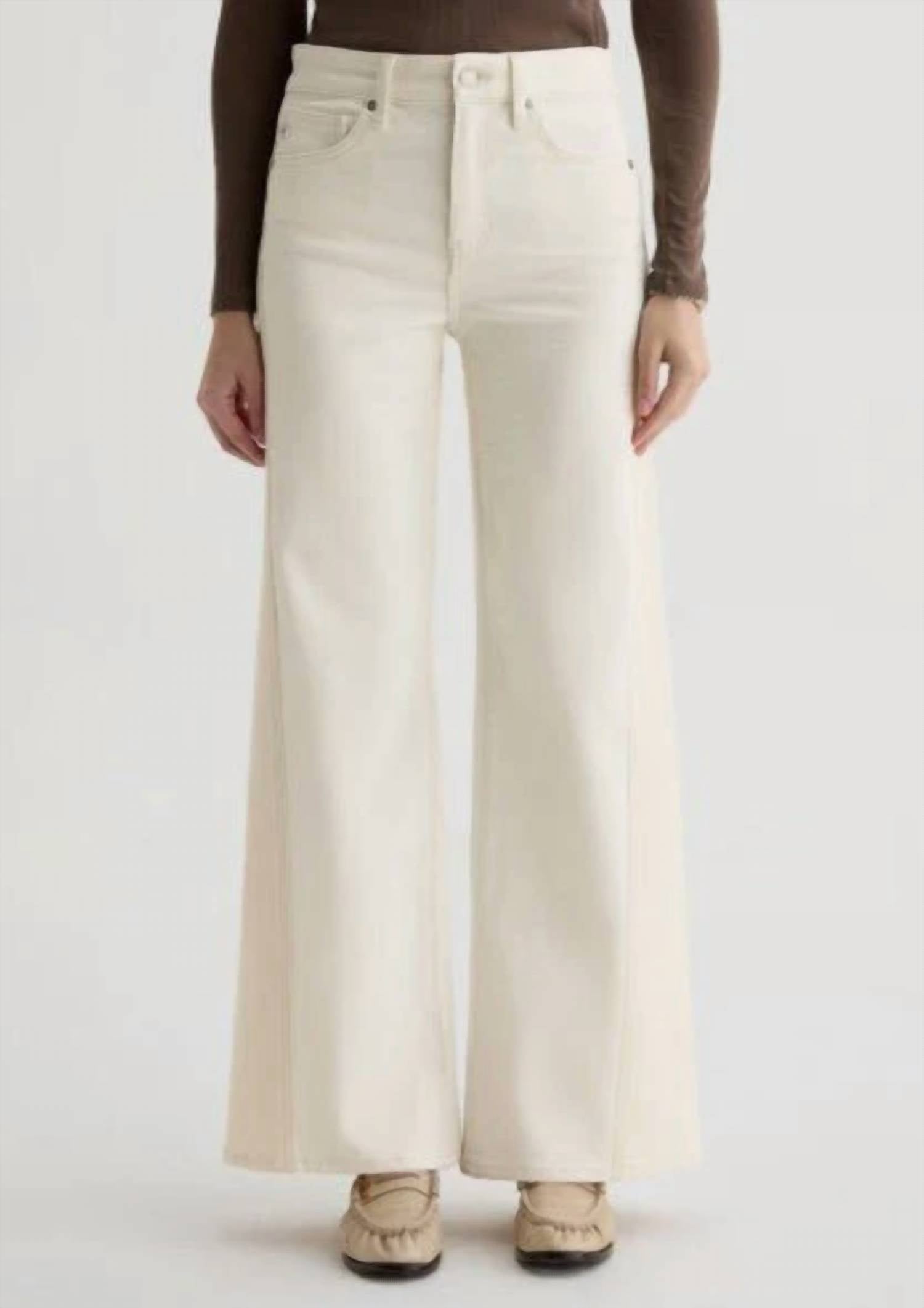 Ag Jeans - Saige Wide Leg Mid Rise Jean