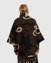 ALEMBIKA Cosmo Cozy Pullover Sweater in floral - women's sweater - detail view