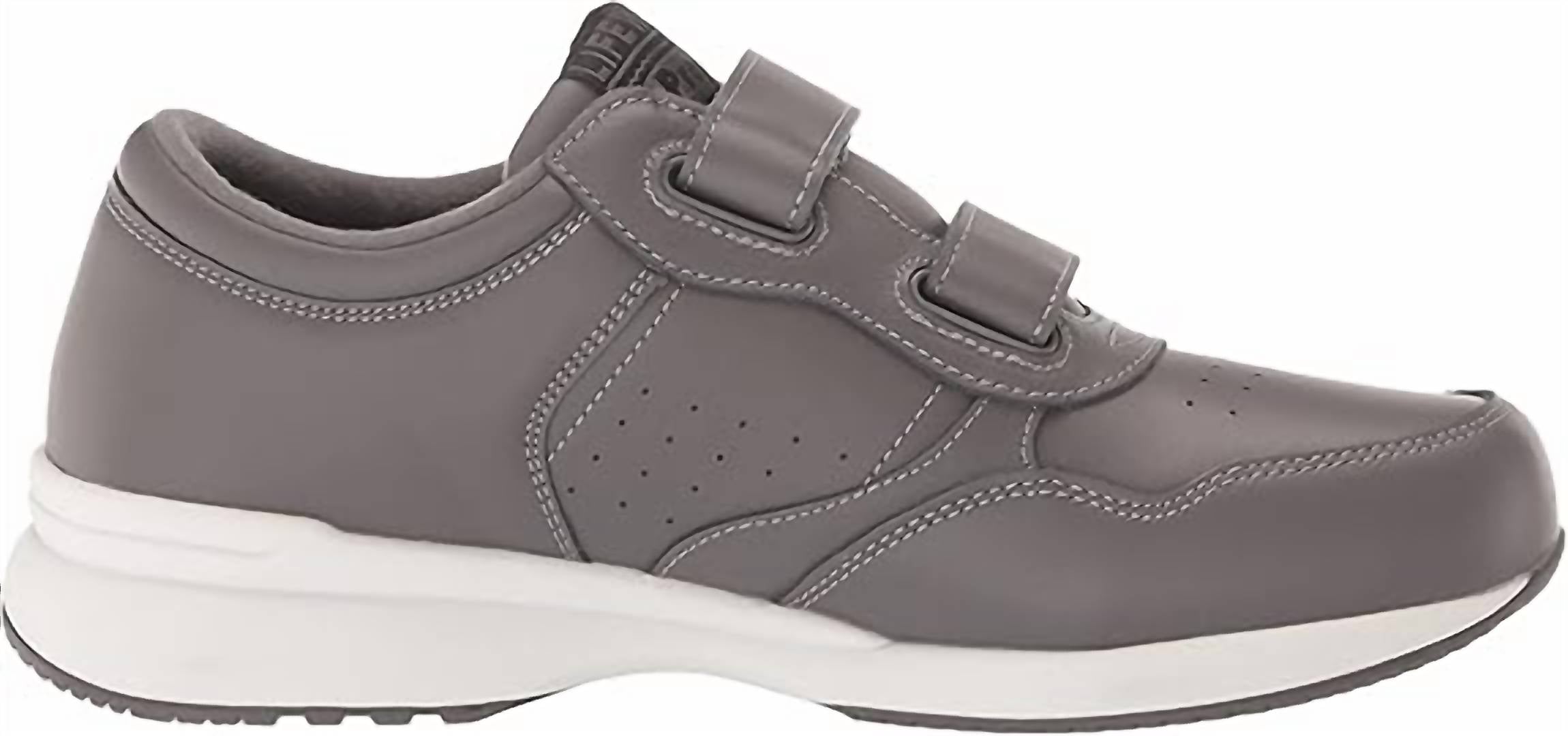 PROPET Men's Lifewalker Strap Sneakers in dark grey - men's sneaker - detail view