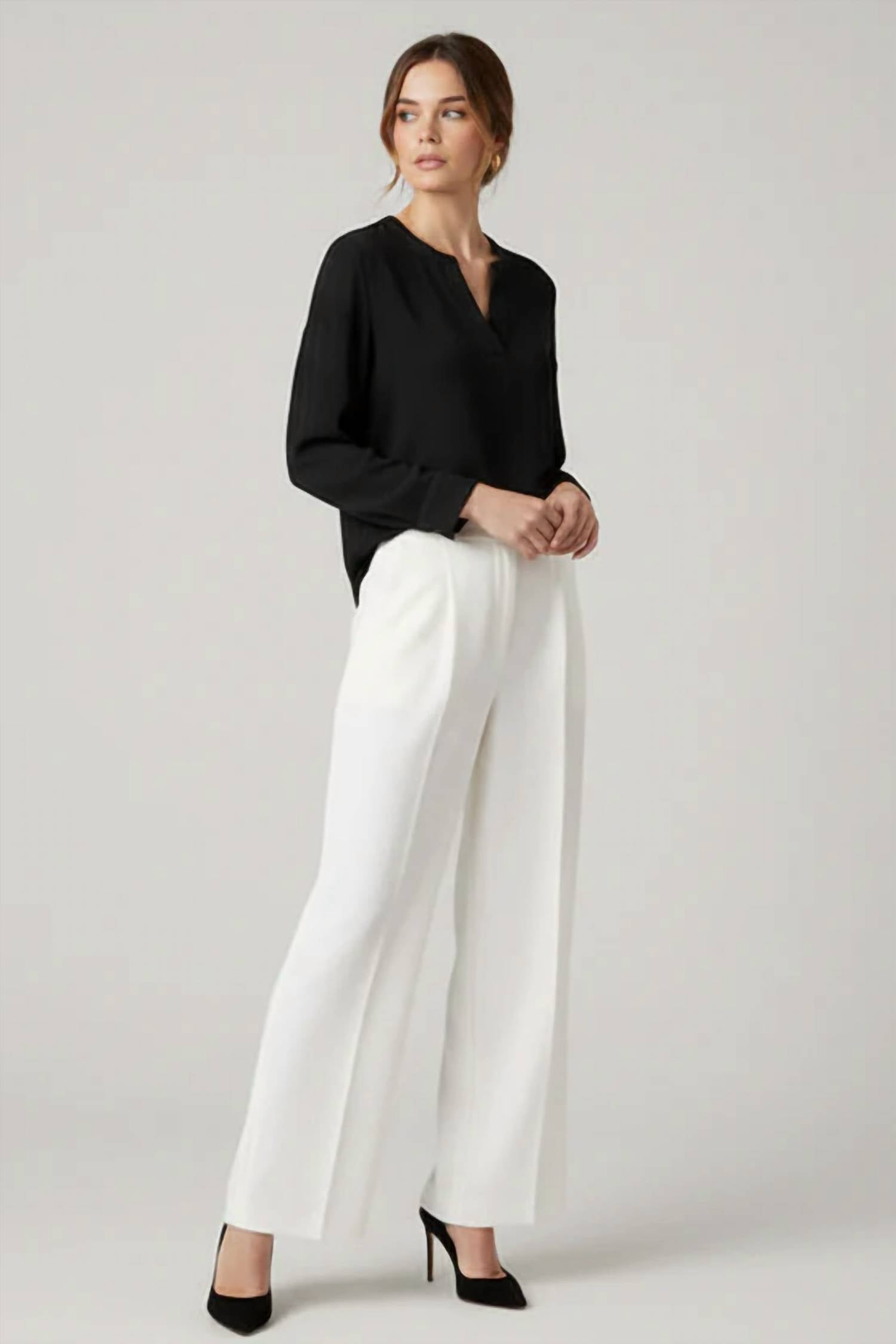 Fun 2 Fun - Textured Long Sleeve Top