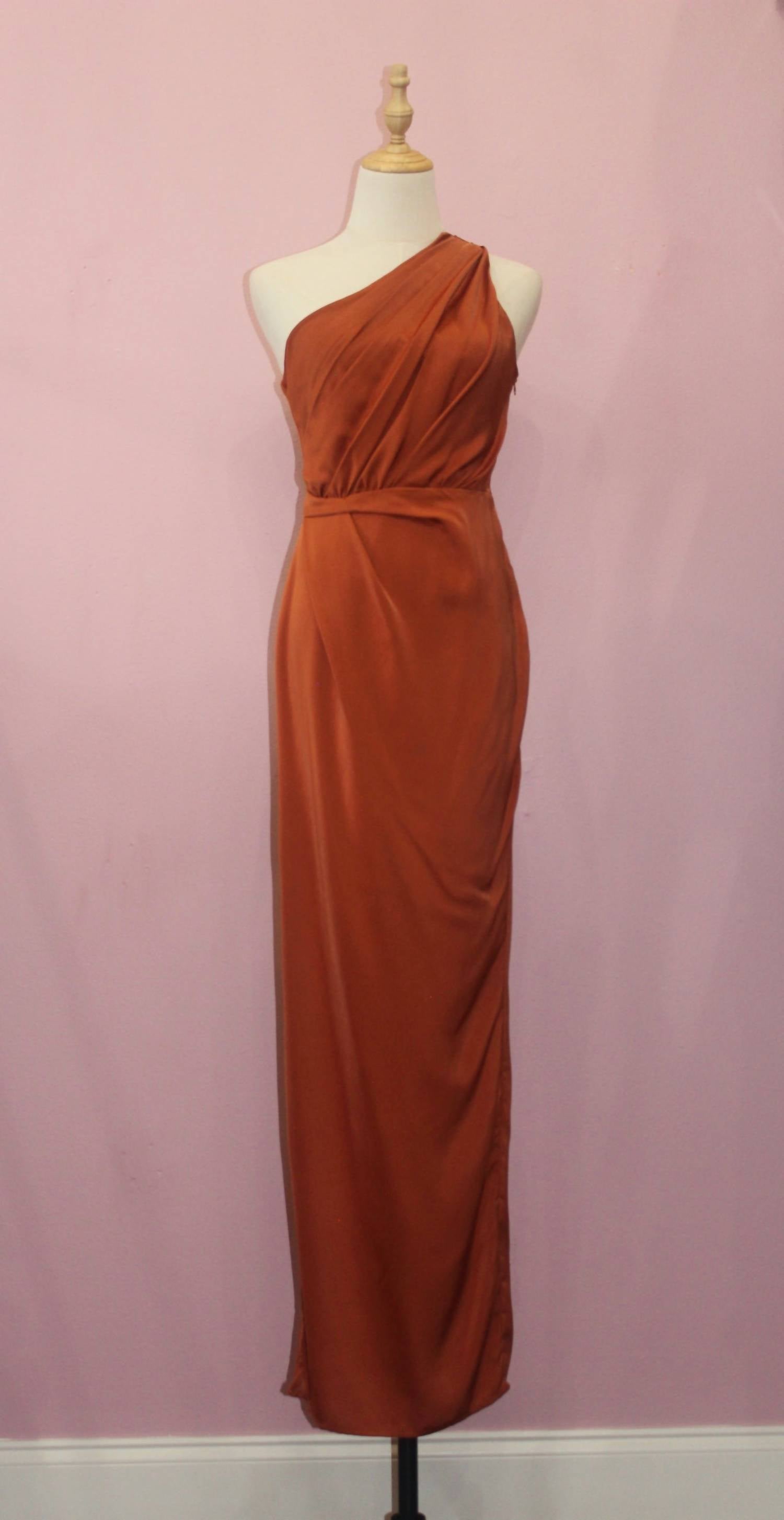 Twosisters The Label Women's Isabel Dress in rust - women's dress