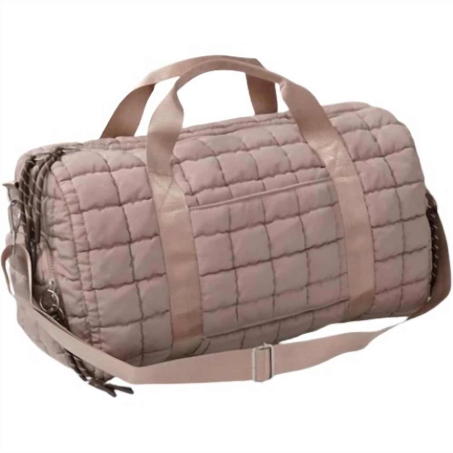 Muddy Carrots - Quilted Puffer Weekender Duffel Bag