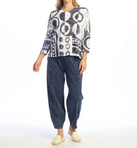 Jess & Jane - Dottie Burnout High Low Top