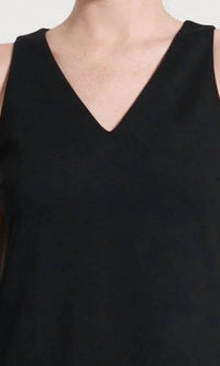 Theory - V-neck Shift Mini Dress