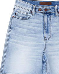 Judy Blue - Women's Hailie 2 Button Mid Length Dad Shorts