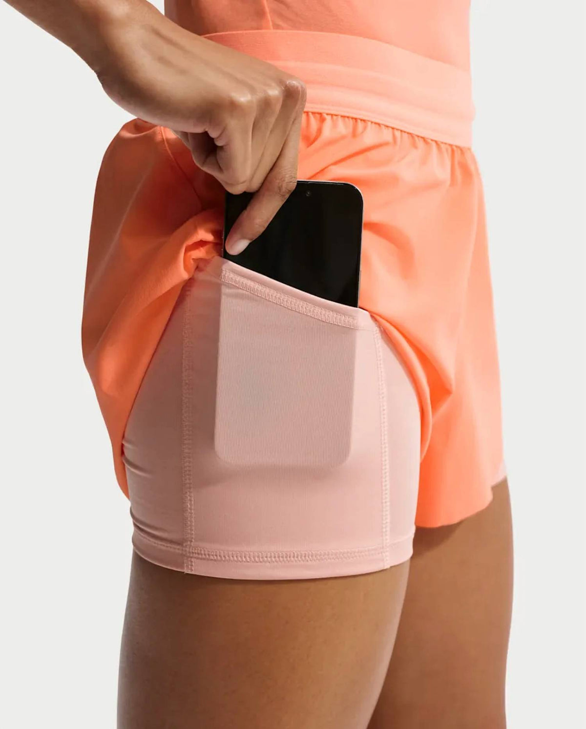 Nike - Swift Dri-fit Mid-rise 2-in-1 Running Shorts