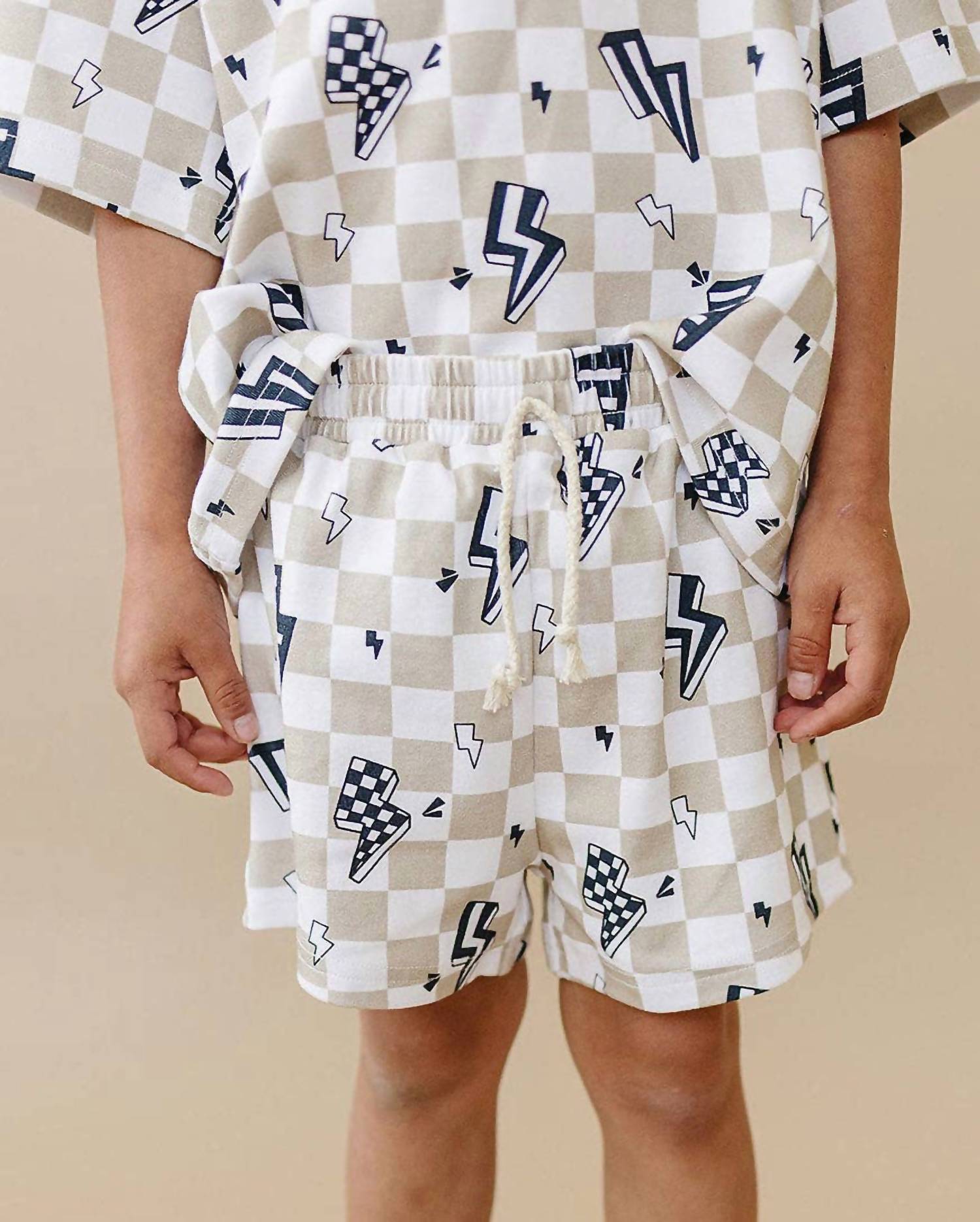 Lucky Panda Kids - Kids Retro Short Set