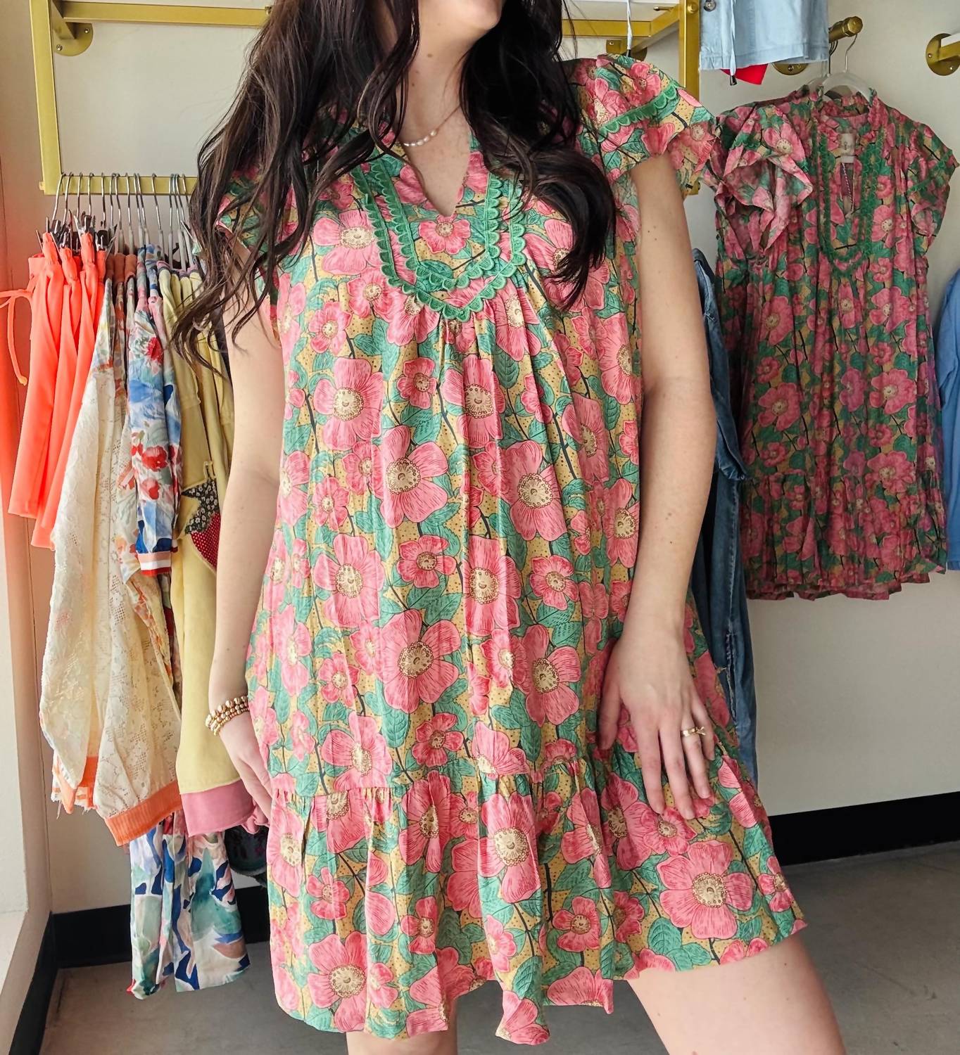 Umgee - Women's Floral Dress